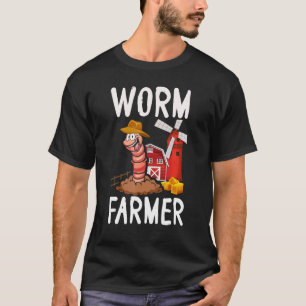 Compost Worm Farmer Expert Composter Composter WO T-shirt
