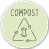 Composteerbaklabel Sticker (Voorkant)
