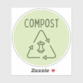 Composteerbaklabel Sticker (Vel)