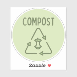 Composteerbaklabel Sticker