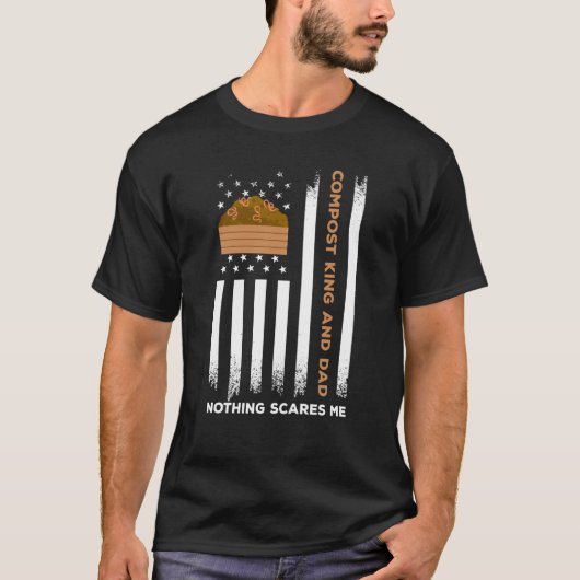 Composteren voor compost tuinder boer composteren  t-shirt (Voorkant)