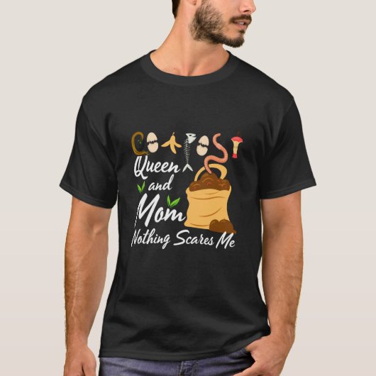 Composteren voor compost tuinder boer composteren  t-shirt (Voorkant)