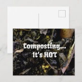 Compostering...Het is HOT-briefkaart Briefkaart (Voorkant / Achterkant)