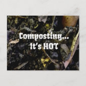 Compostering...Het is HOT-briefkaart Briefkaart (Voorkant)
