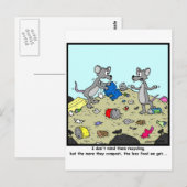 Compostering is slecht briefkaart (Voorkant / Achterkant)