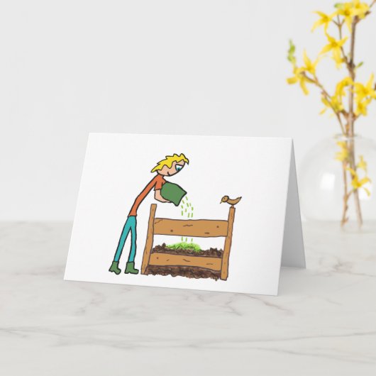 Compostering Kaart (Gele Bloem)