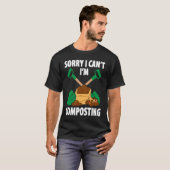 Compostering voor compostering van veehouders met t-shirt (Voorkant volledig)