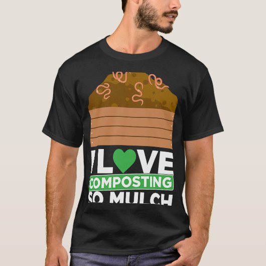 Compostering voor compostering van veehouders met t-shirt (Voorkant)