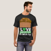 Compostering voor compostering van veehouders met t-shirt (Voorkant volledig)