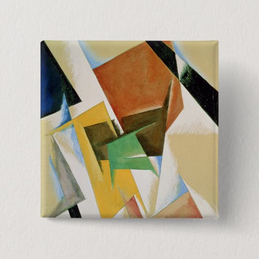 Compostion, 1921 vierkante button 5,1 cm (Voorkant)