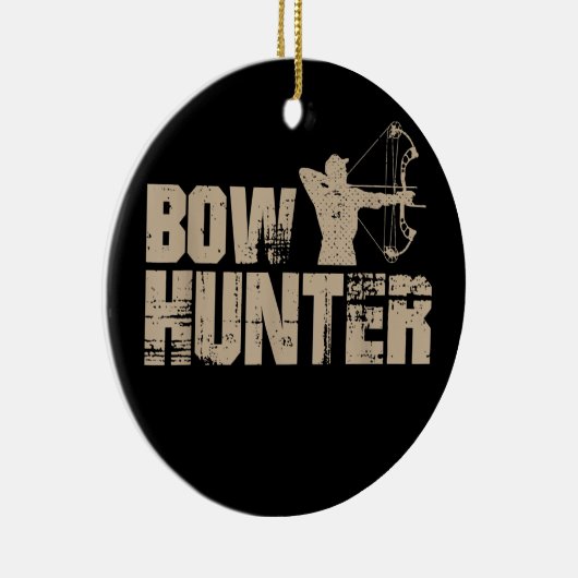 Compound Bow Hunting Deer Sport Hunt Hobby Keramisch Ornament (Rechts)