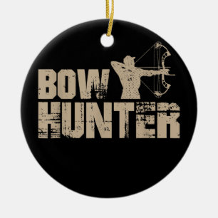 Compound Bow Hunting Deer Sport Hunt Hobby Keramisch Ornament