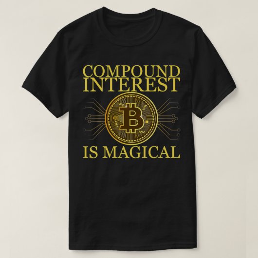 Compound Interest Is Magical T-shirt (Design voorkant)