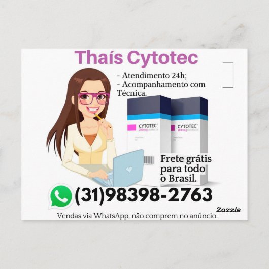 Comprar Cytotec Misoprostol Briefkaart (Achterkant)