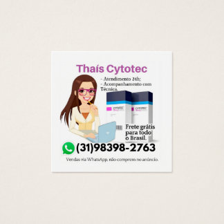 Comprar Cytotec Misoprostol rapido Vierkante Visitekaartjes