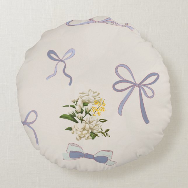 #CompressionRoundPillow Rond Kussen (Achterkant)