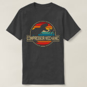 Compressor Mechanic Dinosaur T-shirt (Design voorkant)