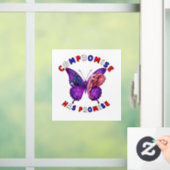 Compromise Has Promise Raamsticker (Huis)