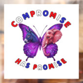 Compromise Has Promise Raamsticker (Vel 2)