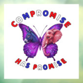 Compromise Has Promise Raamsticker (Vel 3)