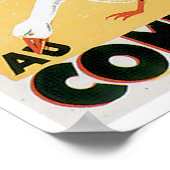 Comptoir Des Viandes Food and Art Poster (Hoek)