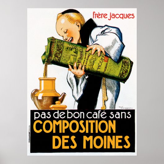 Comptoir Des Viandes  Food and Art Poster (Voorkant)
