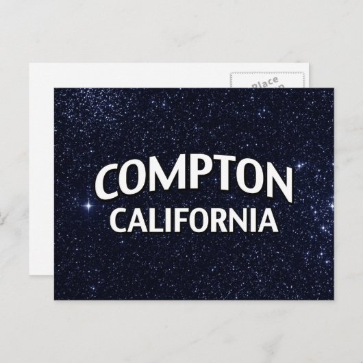Compton California Briefkaart (Voorkant / Achterkant)