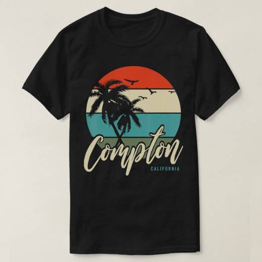 Compton California T-shirt (Design voorkant)