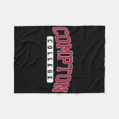 Compton College Arch Retro  ontwerp voor mannen Fleece Deken (Voorkant (Horizontaal))