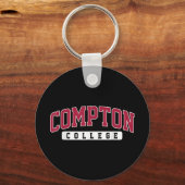 Compton College Arch Retro ontwerp voor mannen Sleutelhanger (Voorkant)
