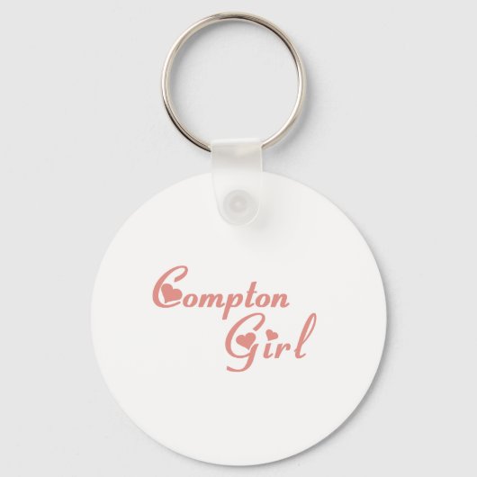 Compton Girl-T-shirts Sleutelhanger (Voorkant)