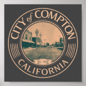 COMPTON LOS ANGELES CALIFORNIA - STAD VAN COMPTON POSTER (Voorkant)