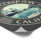 COMPTON LOS ANGELES CALIFORNIA - STAD VAN COMPTON POSTER (Hoek)