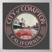 COMPTON LOS ANGELES CALIFORNIA - STAD VAN COMPTON POSTER (Voorkant)