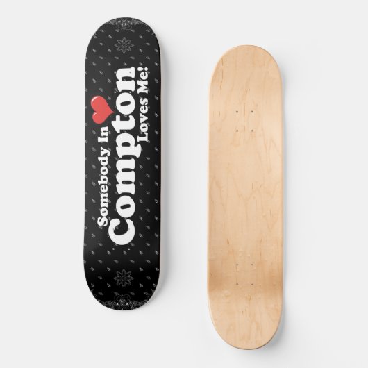 COMPTON LOVE ME PERSOONLIJK SKATEBOARD (Voorkant)