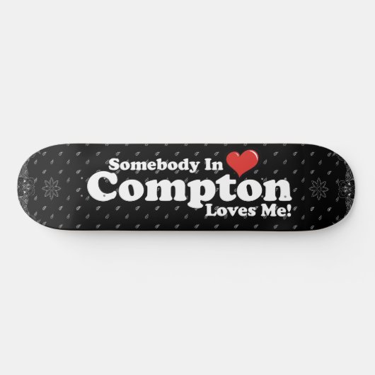 COMPTON LOVE ME PERSOONLIJK SKATEBOARD (Horizontaal)