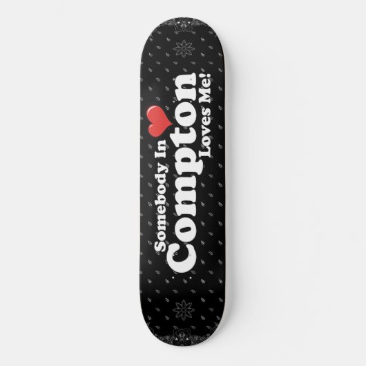 COMPTON LOVE ME PERSOONLIJK SKATEBOARD (Voorkant)