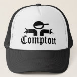 Compton Pet<br><div class="desc">Compton Pet. Truckerhoeden voor mannen en vrouwen. Voeg je eigen plaatsnaam toe.</div>