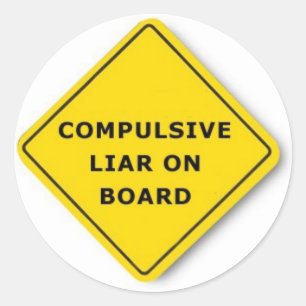 Compulair transport aan boord ronde sticker