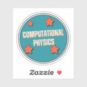 computationele fysica sticker (Vel)