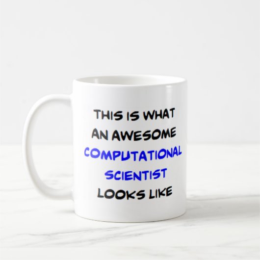 computationele wetenschapper, geweldige koffiemok (Links)