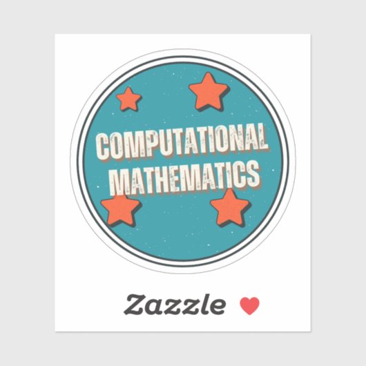 computationele wiskunde sticker (Vel)