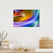 Computer Abstract Art Posters Digitale Art Print (Keuken)