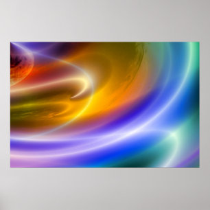 Computer Abstract Art Posters Digitale Art Print