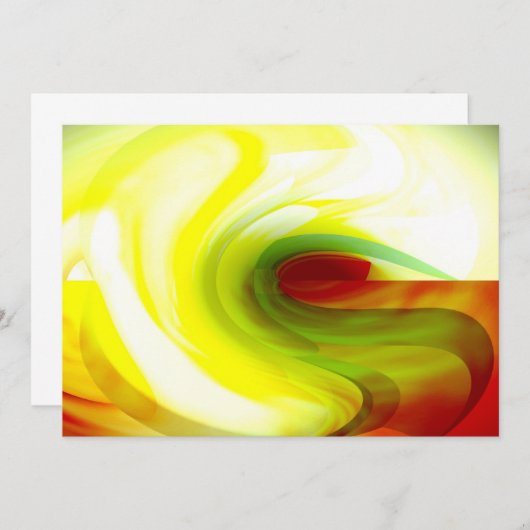 Computer Abstracte Uitnodigingen (Voorkant / Achterkant)