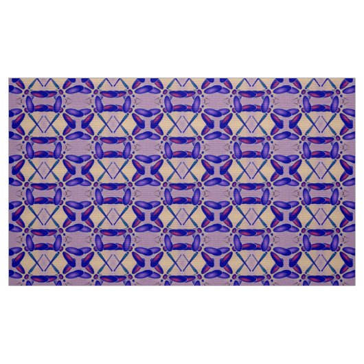 Computer Art Dragonfly (paars) Stof (Fat Quarter)