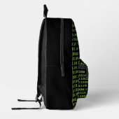 Computer Binaire Code Bedrukte Rugzak (Links)