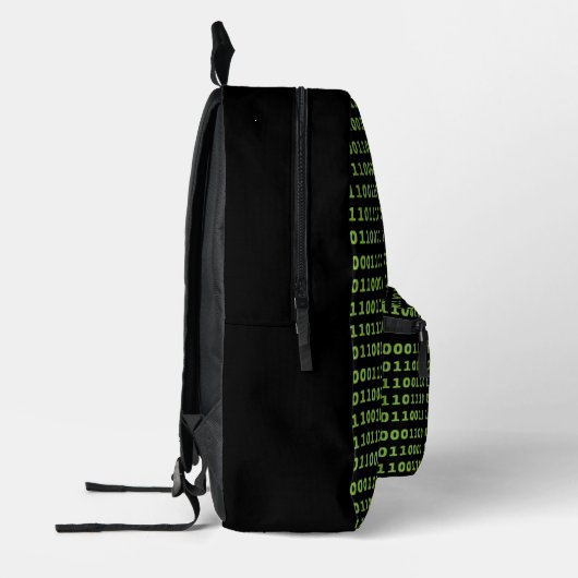 Computer Binaire Code Bedrukte Rugzak (Links)