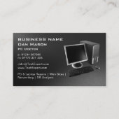 Computer Blue Motherboard-laptop — Technische repa Visitekaartje (Voorkant)