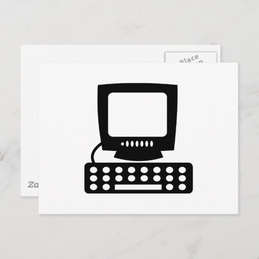 Computer Briefkaart (Voorkant / Achterkant)